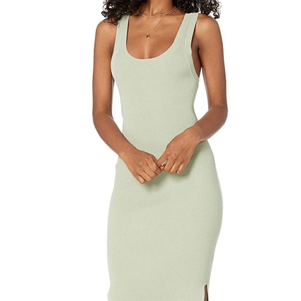 The Drop Ribbed Sweater Bodycon Dress